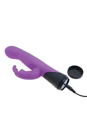 Вібратор-кролик Liebe Pleasure Toys Rabbit Rechargeable 21,5 см (фіолетовий) - мініатюра 4