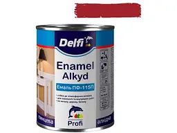Емаль алкідна ПФ-115 DELFI червона 2.8кг