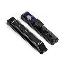 Замок біометричний автономний Trinix TRL-8801BTV Black з Bluetooth, розпізнаванням облич, зчитувачем відбитків пальців і карт Mifare (65-00074) - мініатюра 4