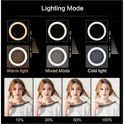 Кільцева LED лампа DK NNM-45 45см [122024] - мініатюра 2