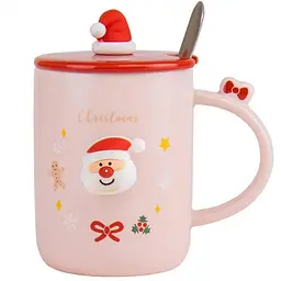 Чашка Elisey Jolly Claus Cup рожевий 300 мл (9151-026a)