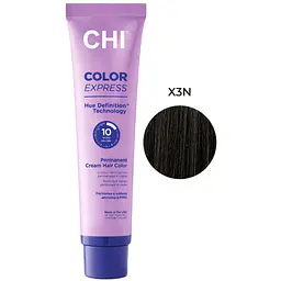 Крем-фарба для волосся CHI Color Express X3N дуже темний коричневий безаміачна перманентна 85 г - мініатюра 2