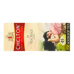 Чай зелений Chelton Soursop 37.5 г (25 шт. х 1.5г) (935962) - мініатюра 3