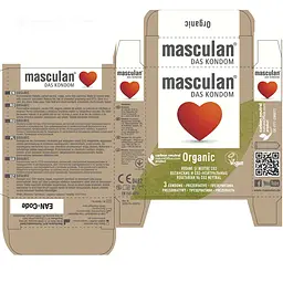 Презервативи Masculan Organic 3 шт. - мініатюра 3