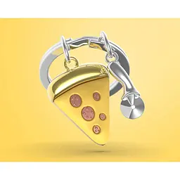 Брелок Metalmorphose Pizza with Pizza Cutter (8000020593043) - мініатюра 6