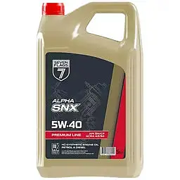 Автомобільна моторна олива 7FLAGS Premium Line 5W-40 5л 7350118360545