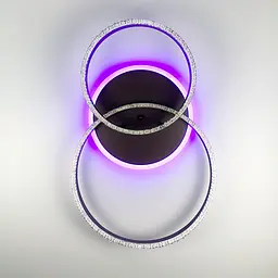 LED люстра кольору coffee із золотистою фурнітурою Line.F A 55061/2B RGB CF - мініатюра 3