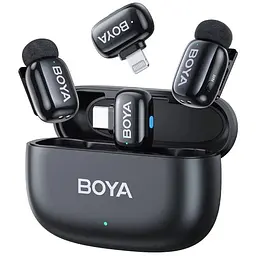 Мікрофон Boya mini-12 Type-C/Lightning Black (mini-12)