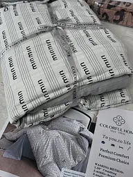 Постільна білизна полуторна муслін Colorful Home Print 2 20824 150х210 см - мініатюра 2