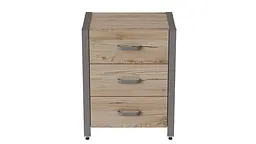Тумба універсальна Ferrum-decor Вів'єн 3 50x41x40 сірий ДСП Дуб Сан-Марино 16мм (FRD-104197) - мініатюра 7