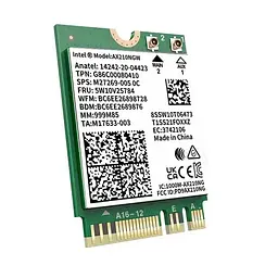 Мережева карта Intel Wi-Fi 6E AX210 NGW модуль тридіапазонний адаптер Bluetooth для ПД / Ноутбука (19125)