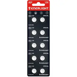 Батарейка Enerlight Special Alkaline AG3 (LR41/392) 10 шт. (40030110)