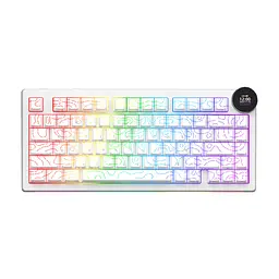 Клавіатура Ajazz AK820 V2 White Peach Switch Wireless/Bluetooth/USB UA White (AK820-V2-WP-S-W)