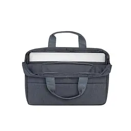 Сумка для ноутбука 14" Prater, Dark Grey RivaCase sum0028011 - мініатюра 6