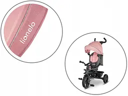 Велосипед триколісний Lionelo Haari Bubblegum - мініатюра 10