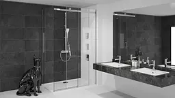 Душова кабіна Rea Nixon 90x140 P chrome REA-K5011 + REA-K5007, Хром, Права, прозорий, хром - мініатюра 4