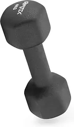Гантелі для фітнесу неопренові Gymtek Hex 2х4кг чорний - мініатюра 6
