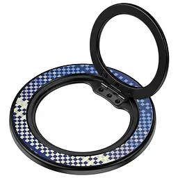 Магнітне кільце-тримач Magnetic Ring Holder Blue-Yellow Epik teh0029690 - мініатюра 2