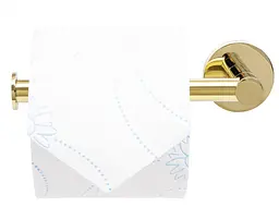 Тримач для туалетного паперу Rea Mist 04 gold REA-80026, Золотий - мініатюра 3