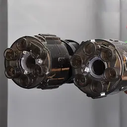 Кулемет на гідрогелевих кульках (орбізах) Gatling Blasting Launch Camouflage - мініатюра 2