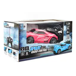 Автомобіль SPRAY CAR на р/к – SPORT (рожевий, 1:24, світло, вихлопна пара) - мініатюра 7