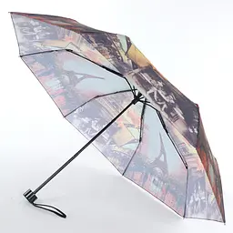 Женский складной зонтик механический Art Rain 99 см разноцветный - миниатюра 3