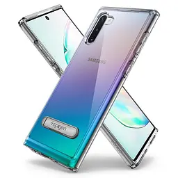 Чохол прозорий із підставкою Spigen Ultra Hybrid S для Samsung Galaxy Note 10 Crystal Clear - мініатюра 3