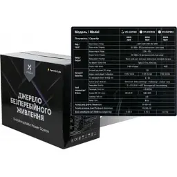 Пристрій безперебійного живлення Vinga LED 650VA metal case with USB (VPE-650PRMU) - мініатюра 6