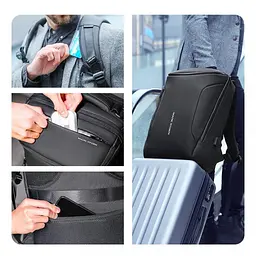 Рюкзак міський Mark Ryden 9031YSJ 28л для ноутбука до 17.3" і USB-портом Black (17581) - мініатюра 7