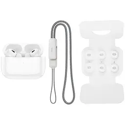 Бездротові навушники Hoco EW49 TWS Bluetooth 5.3 з мікрофоном, бездротовою зарядкою, вакуумні, білі