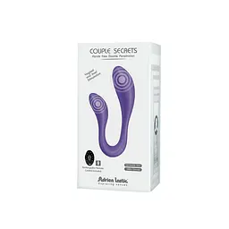 Вібратор для пар Adrien Lastic Couple Secrets II з пультом LRS, два мотори, універсальний - мініатюра 6