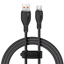 Кабель Baseus Pudding Series Fast Charging Cable USB to Type-C 100W 2m P10355703111-01 Black