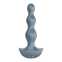 Анальний стимулятор-намистини з двома моторами Satisfyer Lolli-Plug 2, Сірий - мініатюра 3