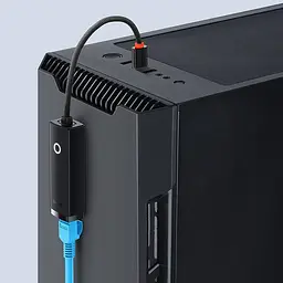 Перехідник адаптер Baseus Lite Series Ethernet Adapter Usb to RJ45 LAN Port (1000 Mbps) WKQX000101 - мініатюра 5