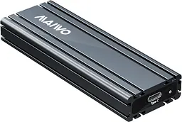 Кишеня зовнішня Maiwo K1686P для M.2 SSD NVMe (PCIe) Type-C grey - мініатюра 3