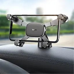 Тримач в машину Holder Baseus Horizontal Screen Gravity Vehicle чорний (23497) - мініатюра 3