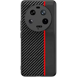 Чохол накладка Primolux CFC для Xiaomi 13 Ultra Black&Red - мініатюра 2