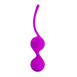 Вагінальні кульки Pretty Love Kegel Tighten Up фіолетові - мініатюра 2