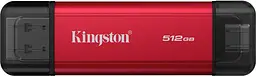 Портативний SSD Kingston 512GB USB 3.2 Gen 2 Dual USB-A R1050/W950MB/s - мініатюра 2