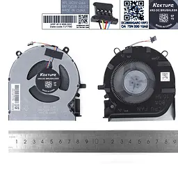 Вентилятор для HP Victus 16-D 16T-D 16-E TPN-Q263 TPN-Q264 80W, (5V CPU Fan, M75725-001, NS75C06-20K21, Аналог) - мініатюра 3
