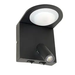 Підсвітка спрямованого світла настінна накладна LED лофт AL-532/7W + 3W BK