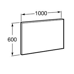 Дзеркало для ванної кімнати Roca Victoria Basic 100 см A812329406 - мініатюра 3