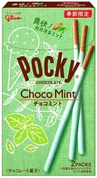 Японські палички Glico Pocky Choco Mint 65.4г