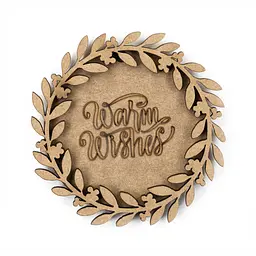 Набір заготовок Rosa Talent Warm Wishes ХДФ 9.5х9.5 см 4 шт - мініатюра 3