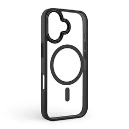 Чехол Apple iPhone 17, Unit MagSafe, черный, прозрачный, магсейф, ударопрочный, магнитный, панель-накладка с поддержкой MagSafe, с поддержкой беспроводной зарядки, TPU+PC, защита всего корпуса, ударопрочный, ArmorStandart (ARM86281) - мініатюра 2