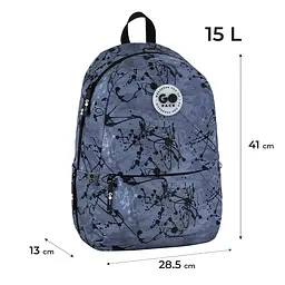 Рюкзак GoPack Education Teens 188M-3 Темно-сірий (GO26-188M-3) - мініатюра 2