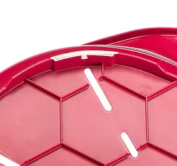 Пластиковий лежак для собак і котів Ferplast Siesta Deluxe 10 бордовий 93,5×68×28,5 см 70210929 - мініатюра 7