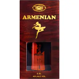 Бренді Proshyan Armenian Хент 15 років 40% 0.5 л в коробці - мініатюра 4