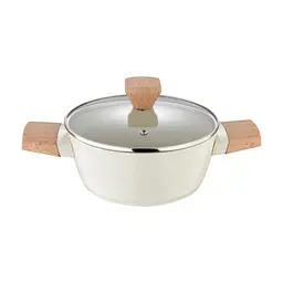 Каструля Bergner Naturally, з кришкою 20 см, 2.4 л (BG-34745-CR) - мініатюра 2