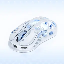 GravaStar Миша Mercury M1 Pro, magnesium alloy body, BT/WL/USB-A, RGB, Ice Blue - мініатюра 5